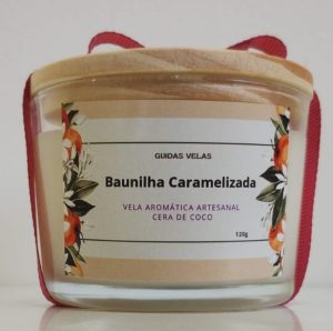 Vela Aromática - Essência Baunilha Caramelizado - 120g